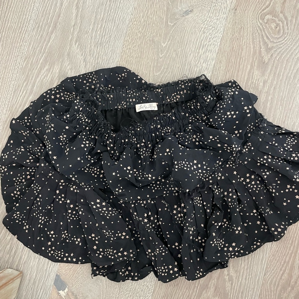 Love shack Fancy mini skirt